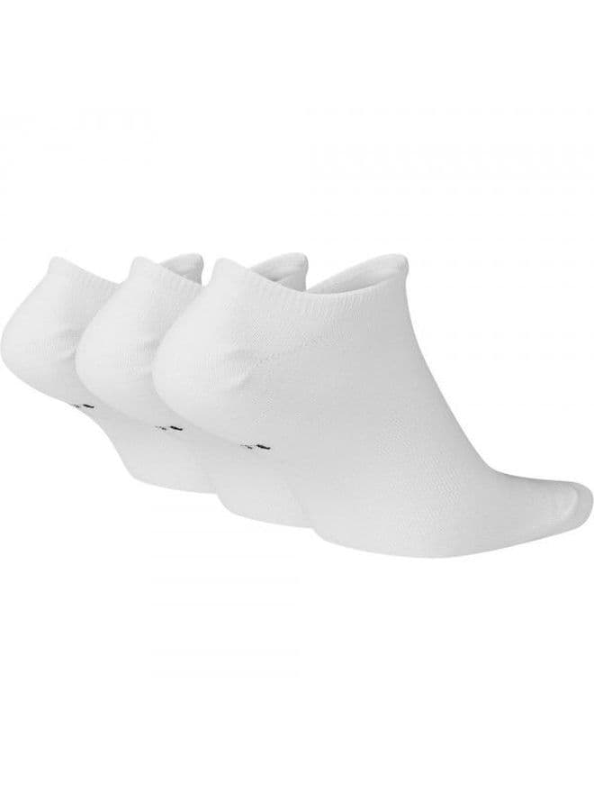 NSW Everyday Essentials No-Show Socks (Pack of 3) White/Black